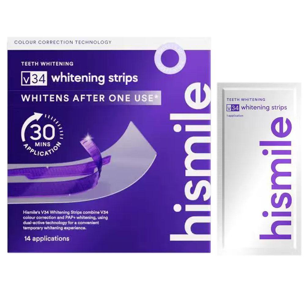 Teeth Whitening Crest - Tiras Clareadoras de Dentes V34 Roxas,