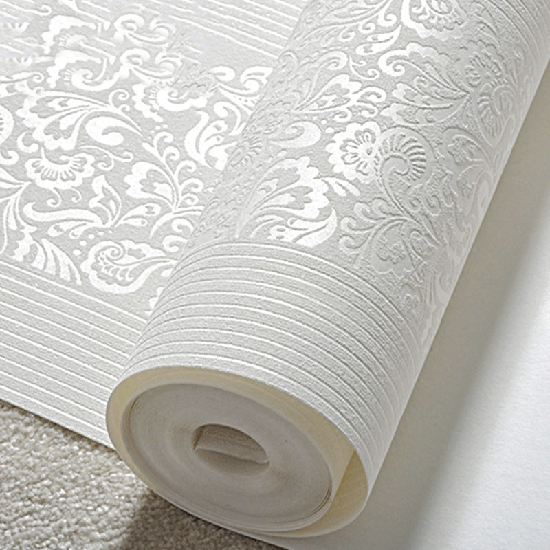 Whitening Strip 3D - 3D Vertical Stripe Non-woven Wallpaper, Europeu