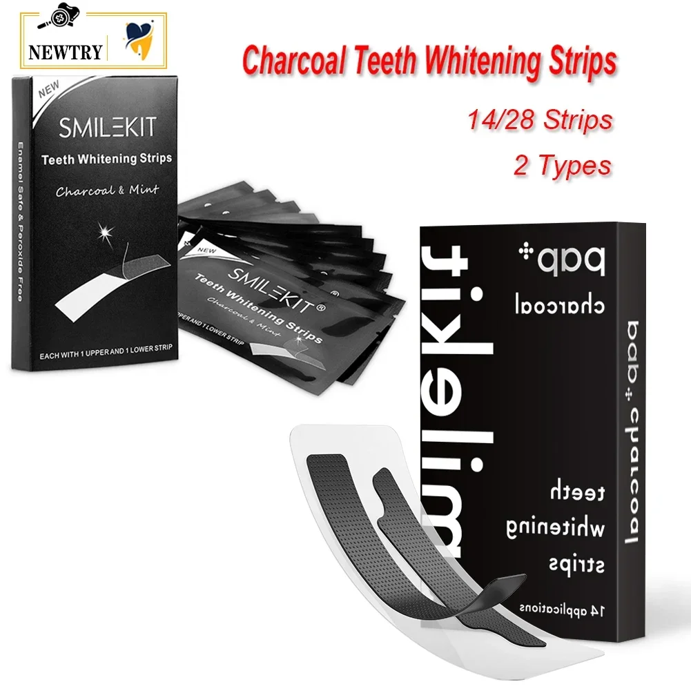 Teeth Whitening Crest - 28/14 pçs novo pap + gel