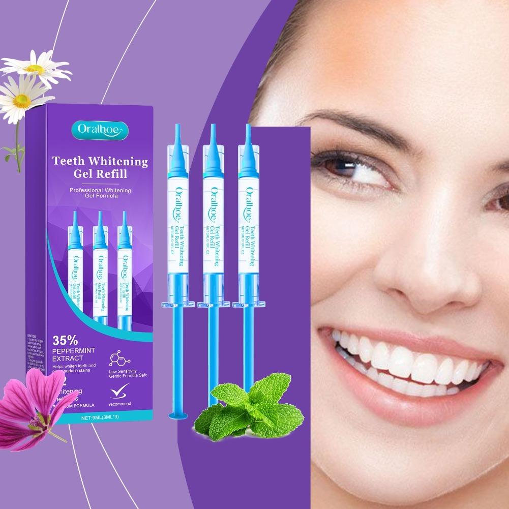 Teeth Whitening Gel Refills - Conjunto de Gel para Clareamento Dental