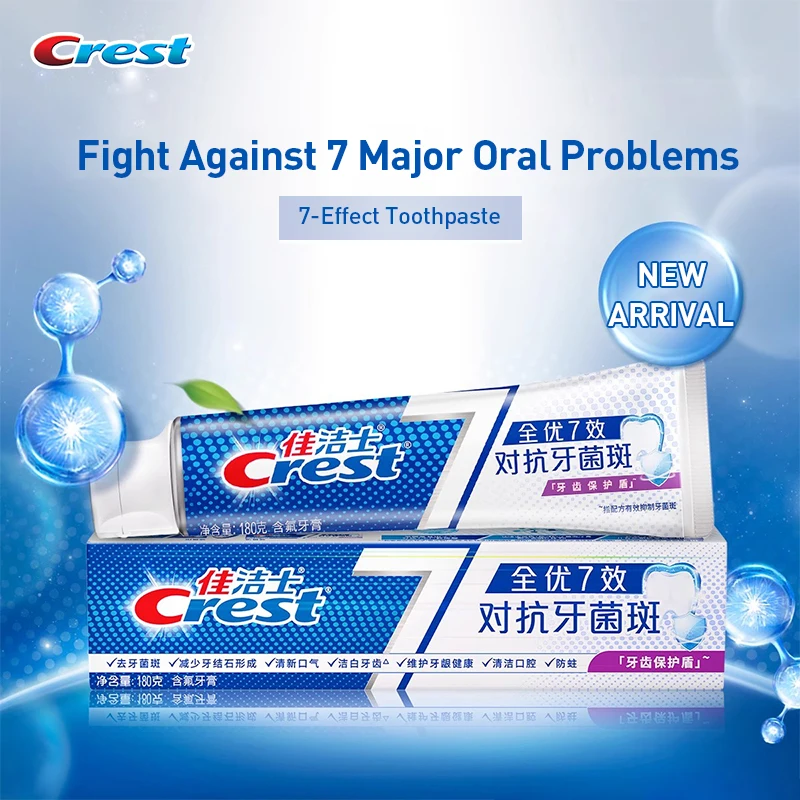 Teeth Whitening Crest - Crest 7 efeitos creme dental branqueador