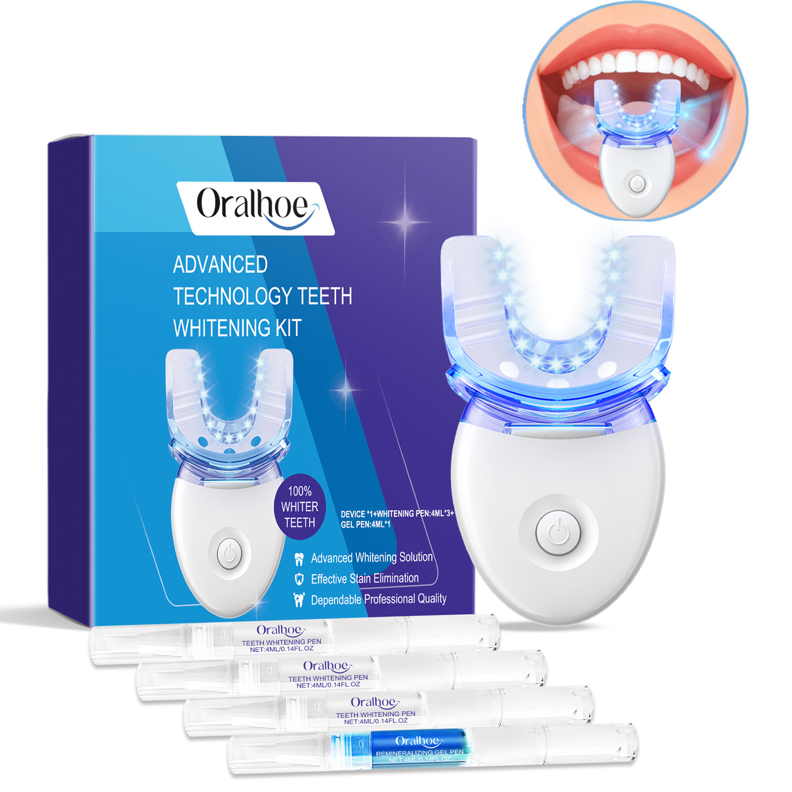Teeth Whitening Ulta - Kit profissional de luz led para
