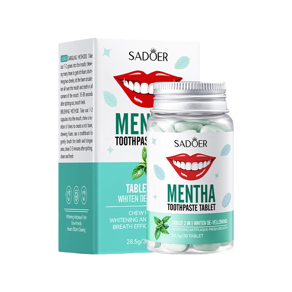 Teeth Whitening Ulta - Comprimidos de pasta de dente sólida