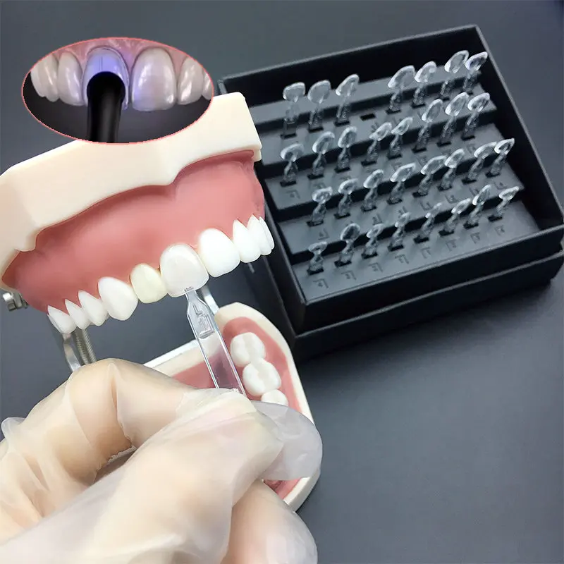 Teeth Whitening Veneers - Molde de folheados dentários, autoclave, resina