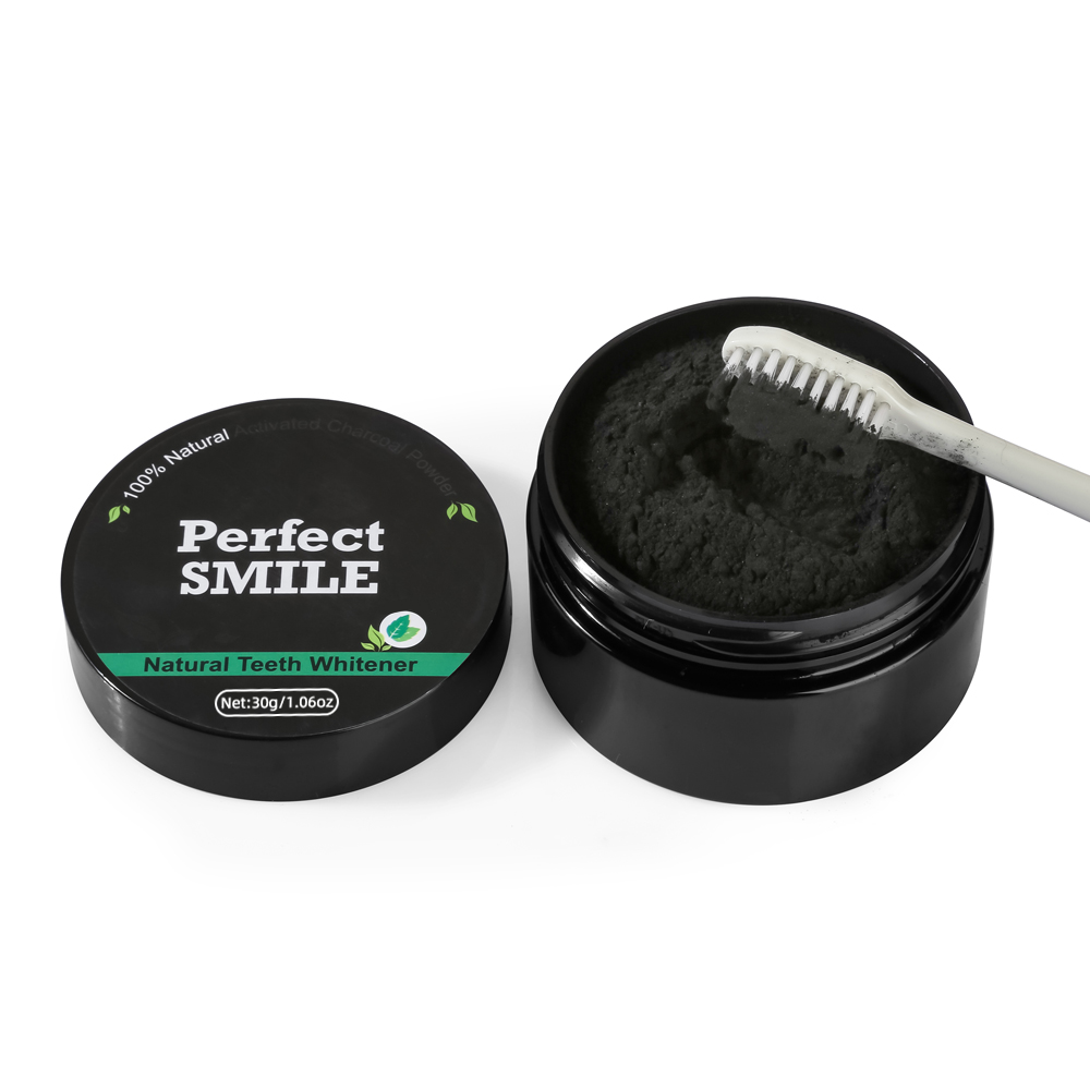 Pó de clareamento dental, carv - Teeth Whitening Activated Organic Charcoal avaliação e preço