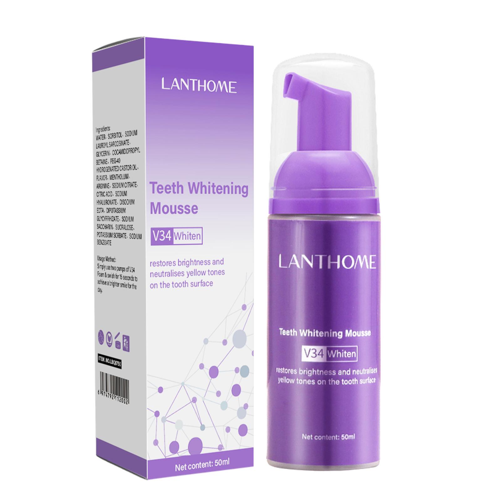 V34 mousse limpeza dos dentes  - Teeth Whitening Crest avaliação e preço