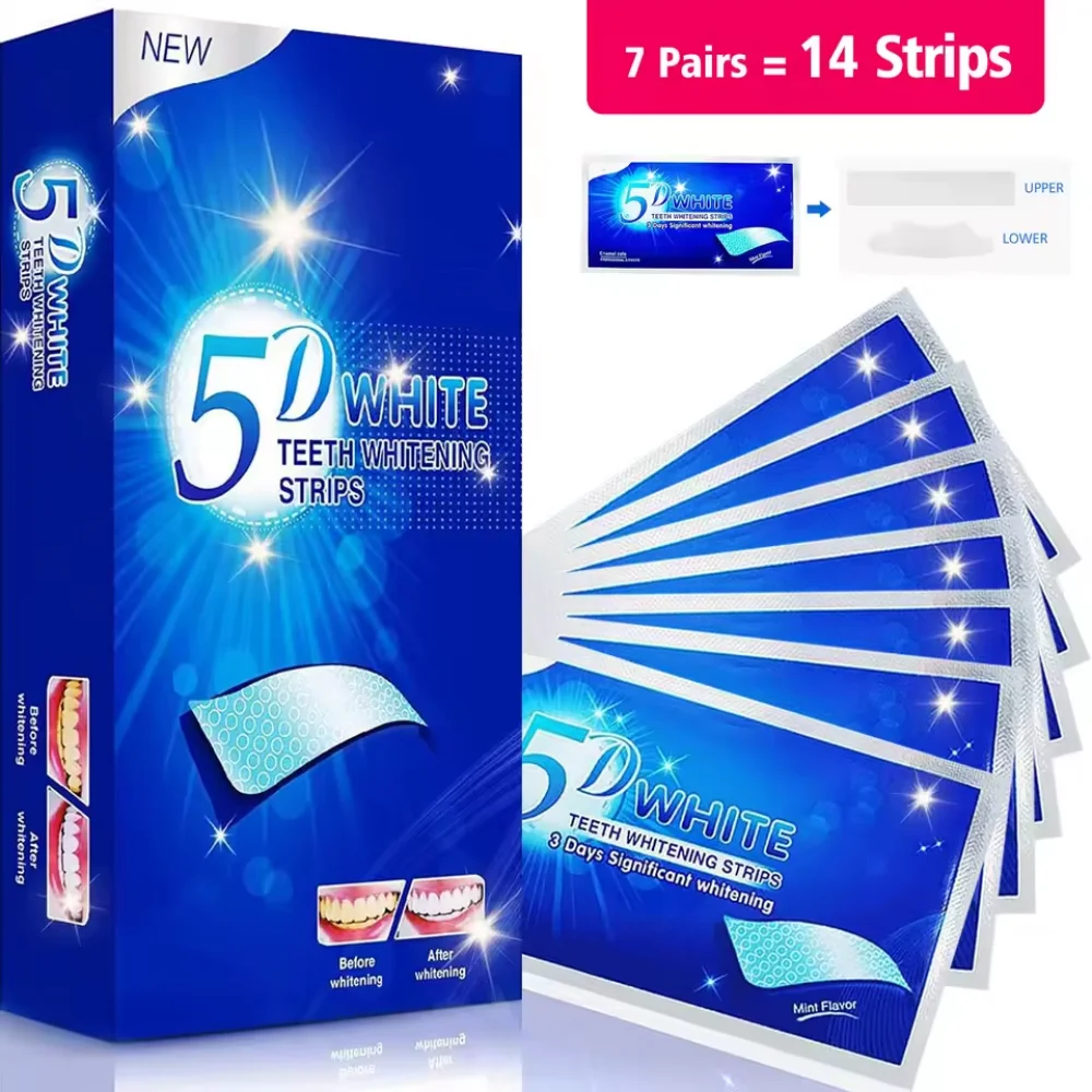 7 Pares/Pacote de Tiras Clarea - Whitening Strip 3D avaliação e preço