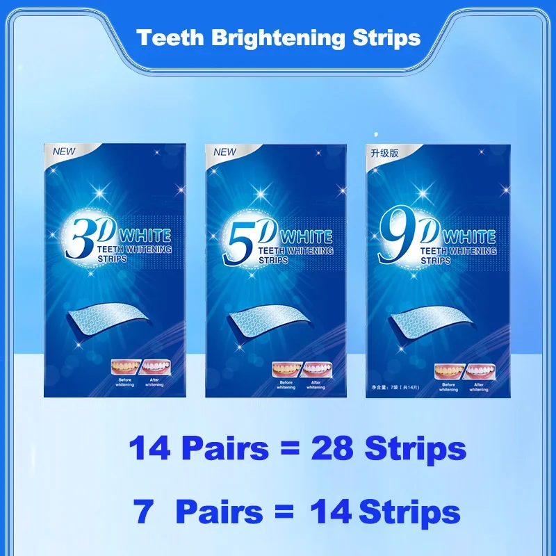 7 Pares/Pacote de Tiras Clarea - Whitening Strip 3D avaliação e preço