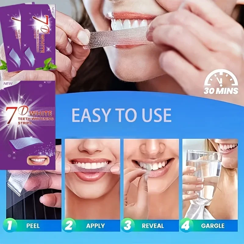 Novas tiras para clareamento d - Whitening Strip 3D avaliação e preço