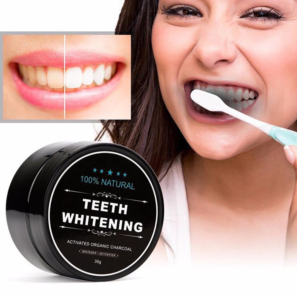 Pó de Carvão Ativado Orgânico  - Teeth Whitening Activated Organic Charcoal avaliação e preço