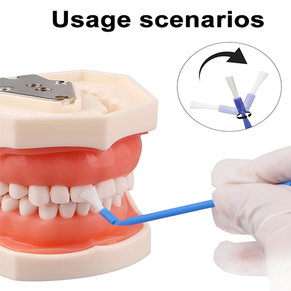 100 Unidades de Escovas Micro  - Teeth Whitening Home avaliação e preço