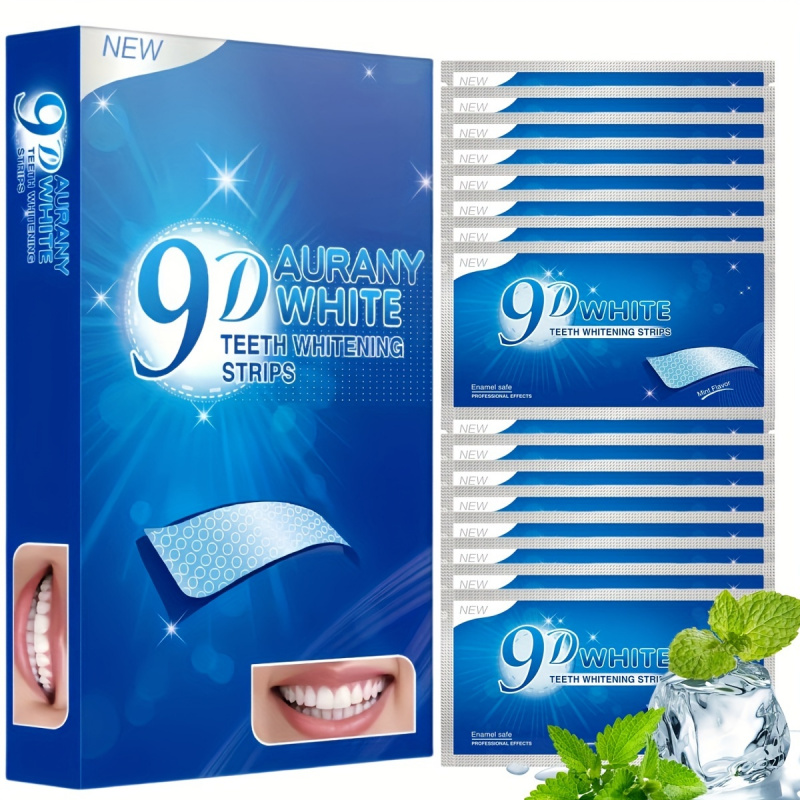 21 pares de tiras de clareamen - Teeth Whitening Gel Refills avaliação e preço