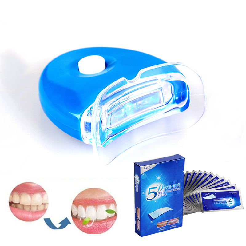 7 pares 5d gel tiras de clarea - Teeth Whitening Crest avaliação e preço