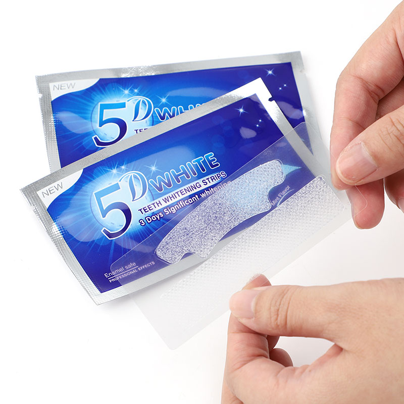 7 pares 5d gel tiras de clarea - Teeth Whitening Crest avaliação e preço