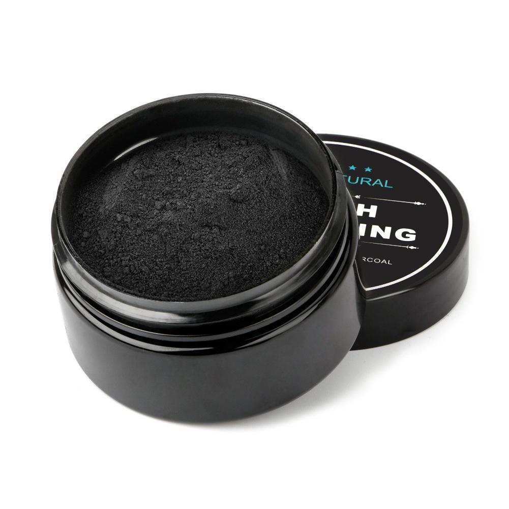 Pó de clareamento dental, carv - Teeth Whitening Activated Organic Charcoal avaliação e preço