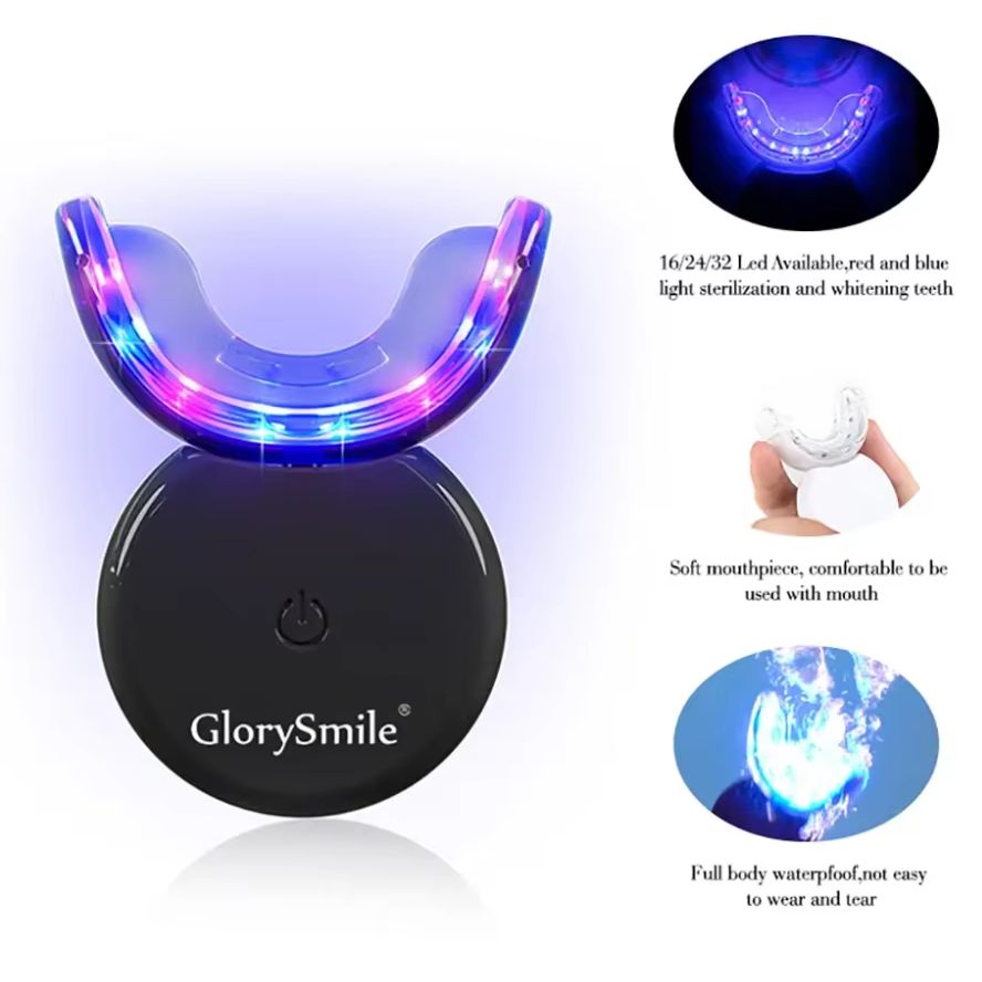 Conjunto de Clareamento Dental - Teeth Whitening With Blue Light avaliação e preço