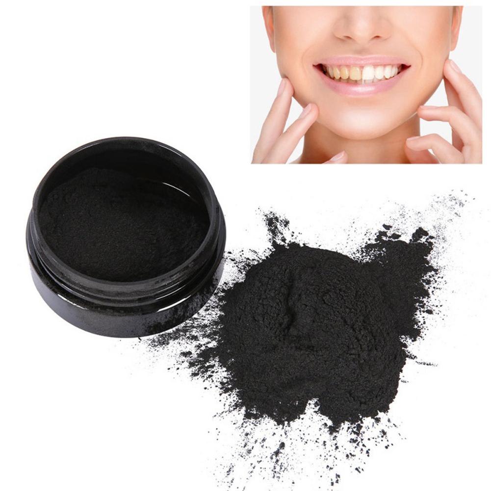Pó branqueador de dentes, carv - Teeth Whitening Activated Organic Charcoal avaliação e preço